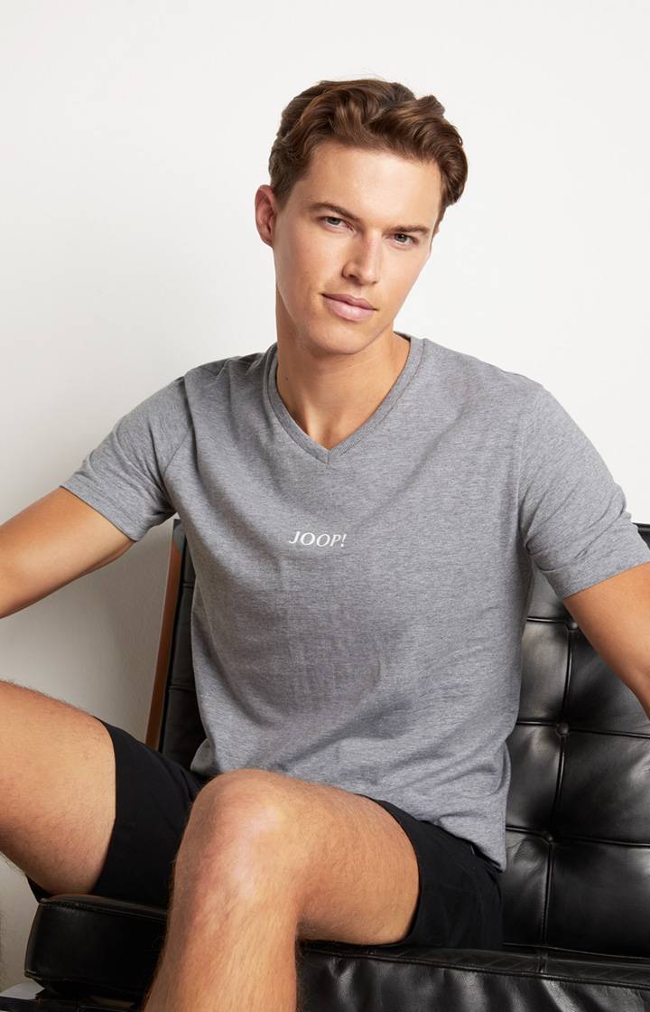 Joop 2er-Pack Fine Cotton T-Shirts In Grau Meliert