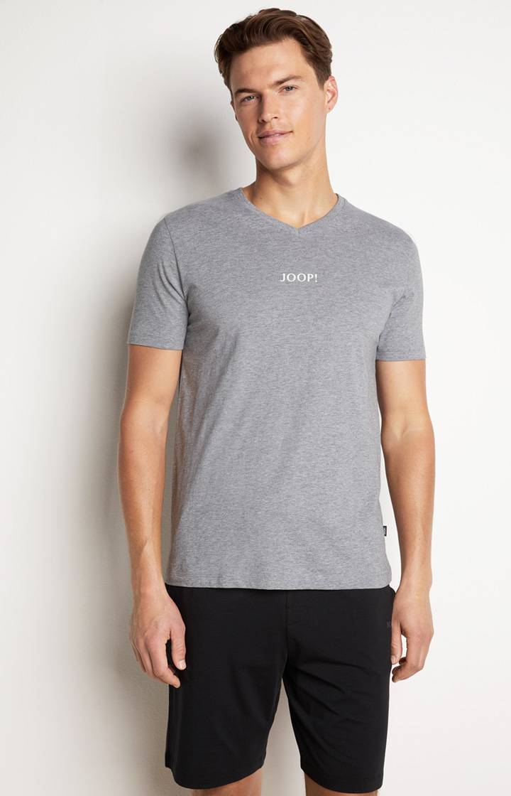 Joop 2er-Pack Fine Cotton T-Shirts in Grau meliert