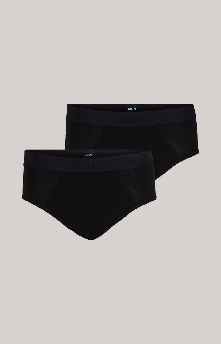 Joop 2er-Pack Modal Cotton Stretch Slip in Schwarz