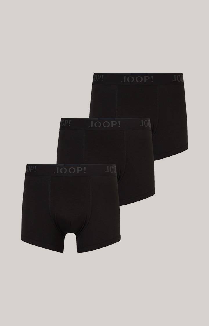 Joop 3er-Pack Fine Cotton-Stretch Boxer in Schwarz