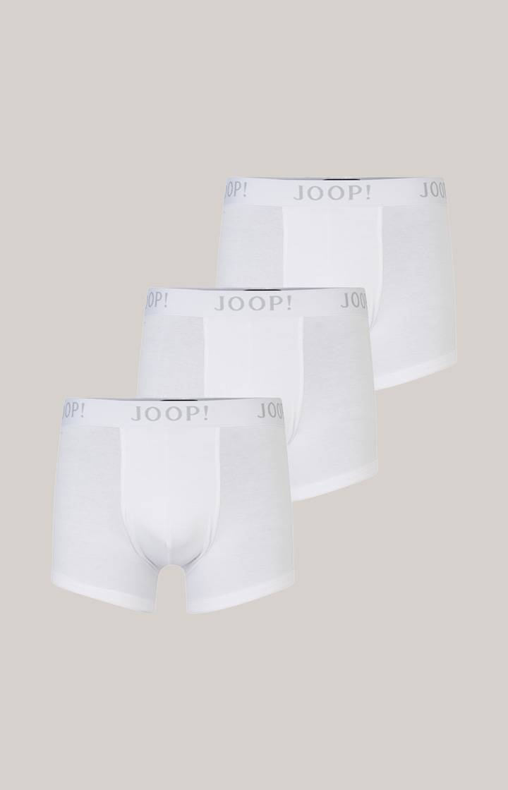 Joop 3er-Pack Fine Cotton-Stretch Boxer in Weiß