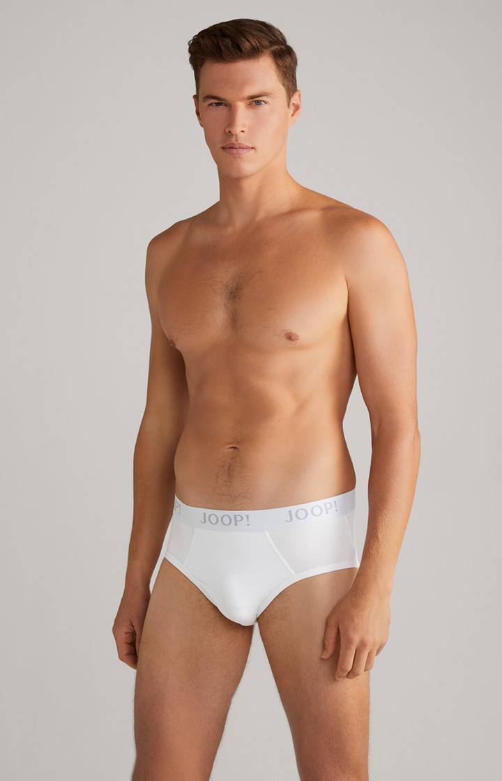 Joop 3er-Pack Fine Cotton-Stretch Slips In Weiß