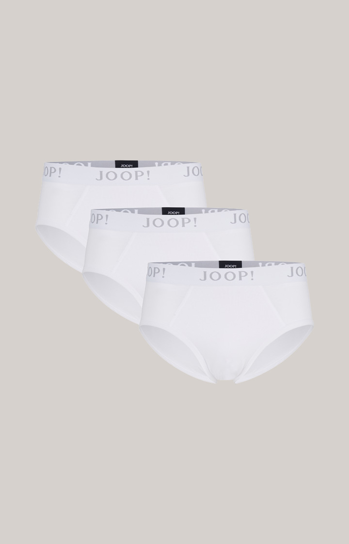Joop 3er-Pack Fine Cotton-Stretch Slips in Weiß
