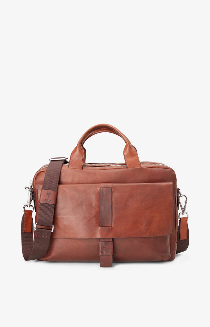 Joop Aktentasche Loreto Pandion in Cognac-Braun