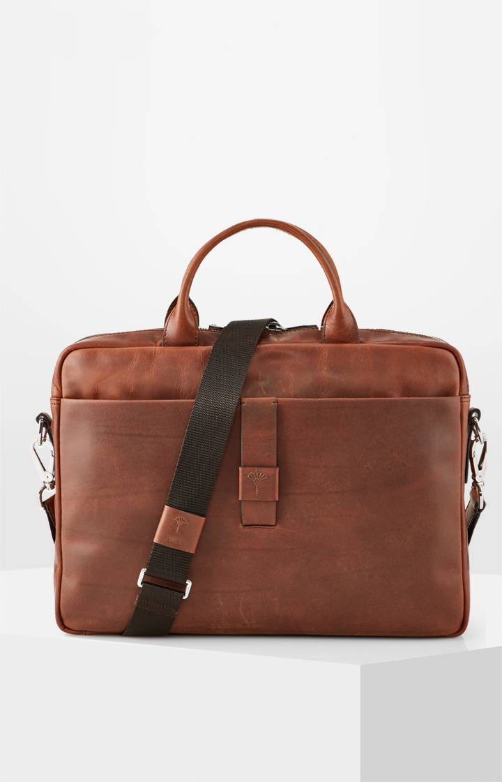 Joop Aktentasche Loreto Pandion in Cognac-Braun