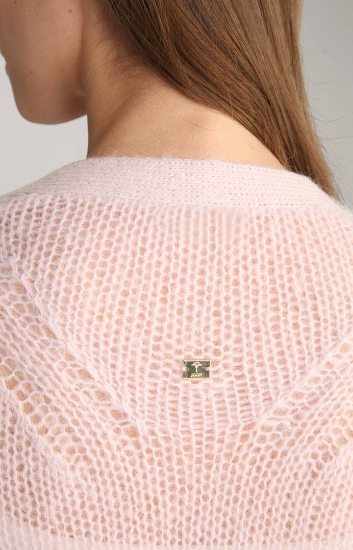 Joop Alpaka-Mix-Cardigan In Rosé