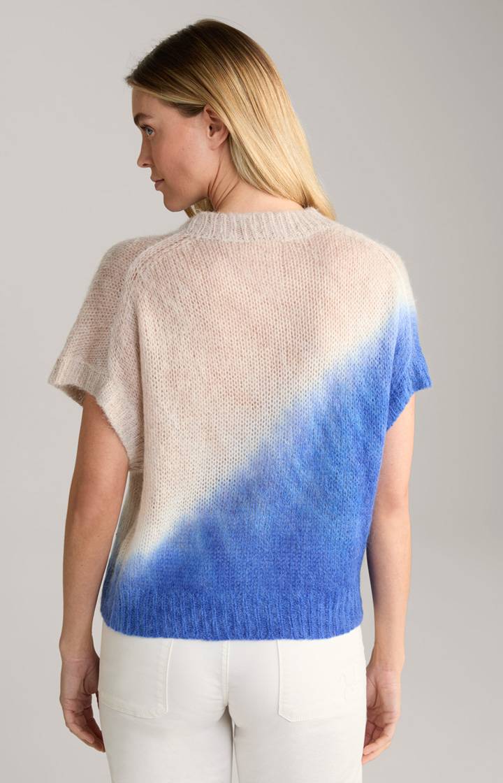 Joop Alpaka-Mix-Pullover In Beige/Blau