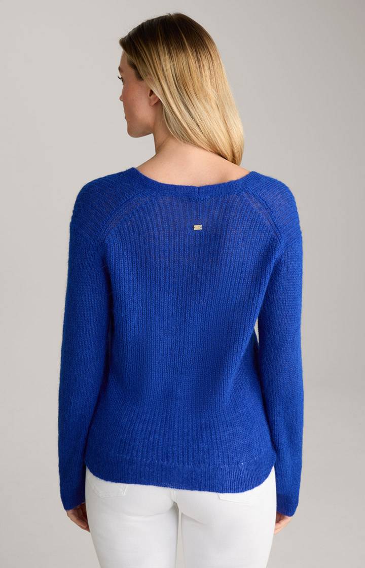 Joop Alpaka-Mix-Pullover In Blau