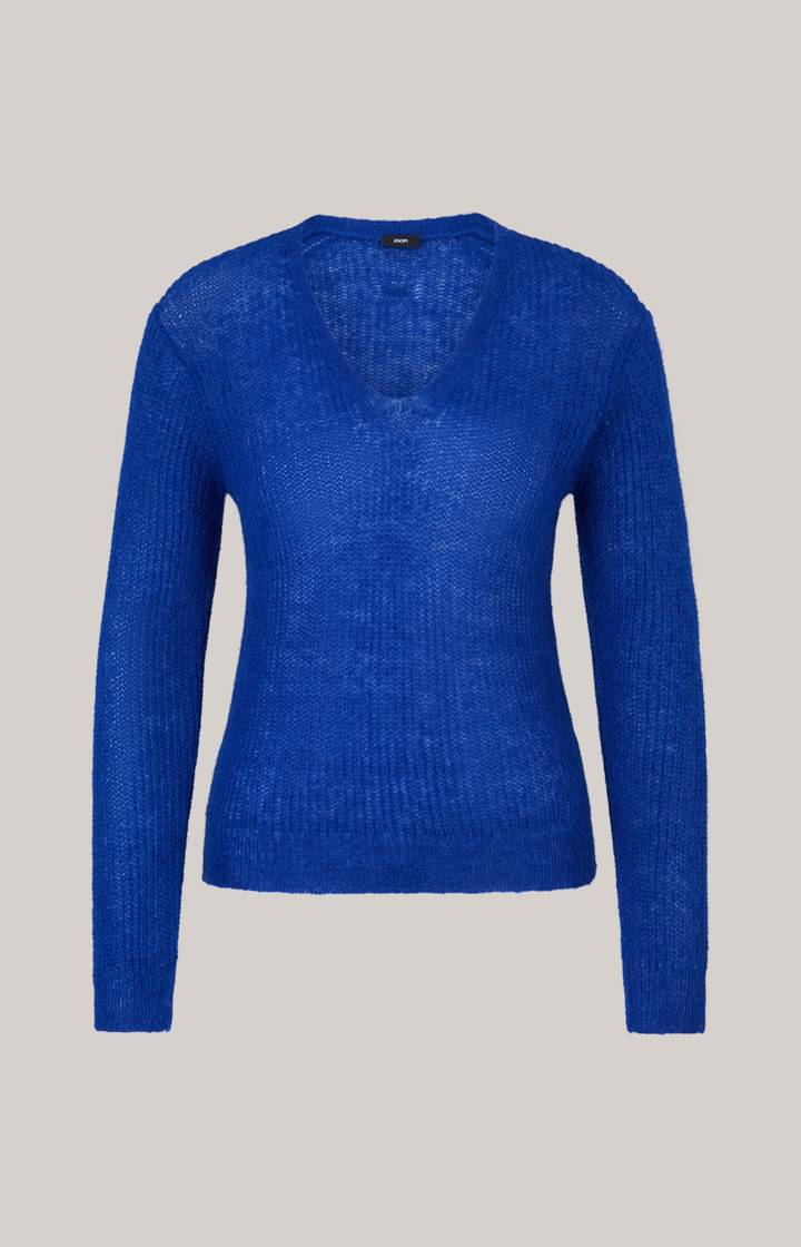 Joop Alpaka-Mix-Pullover In Blau