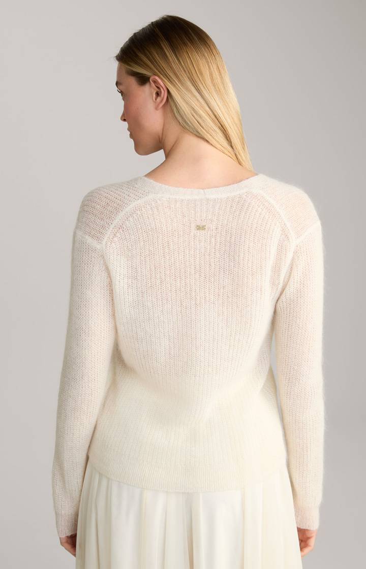 Joop Alpaka-Mix-Pullover In Creme