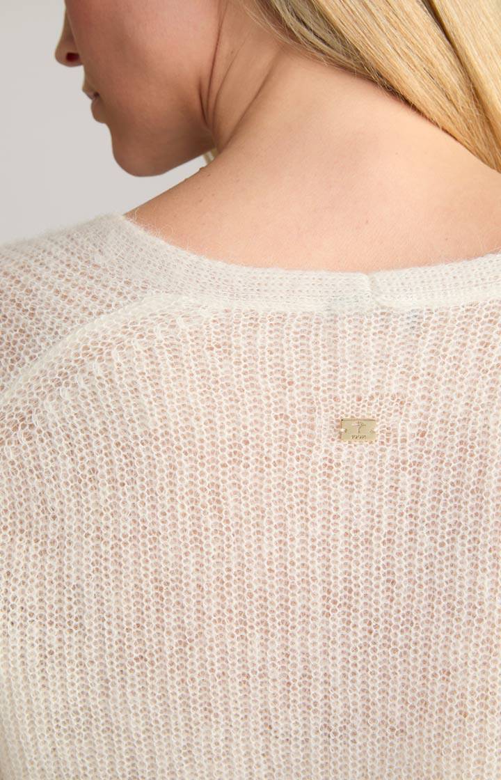 Joop Alpaka-Mix-Pullover In Creme