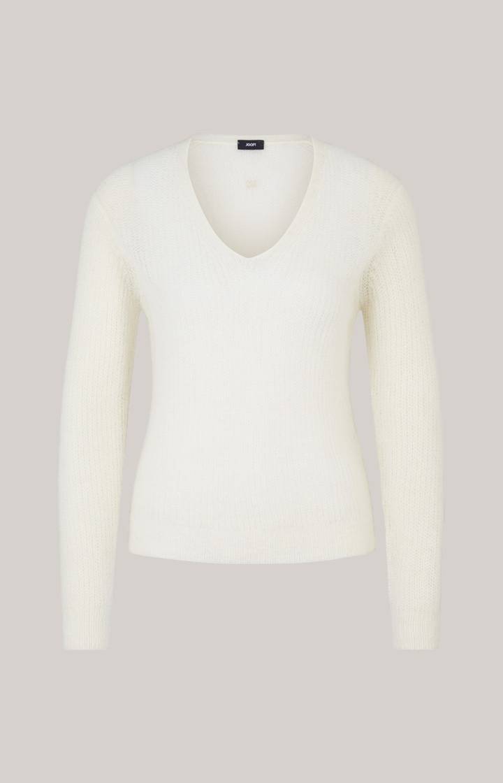 Joop Alpaka-Mix-Pullover In Creme