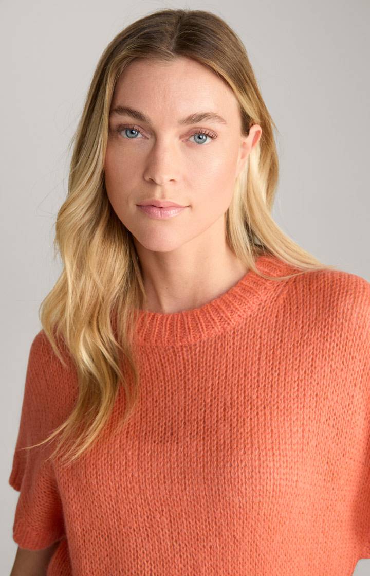 Joop Alpaka-Mix-Pullover In Orange