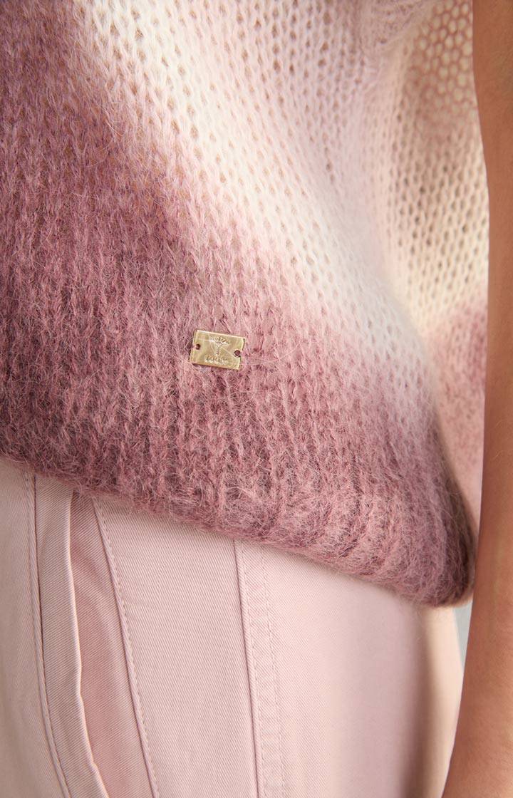Joop Alpaka-Mix-Pullover In Rosé/Dunkelrot