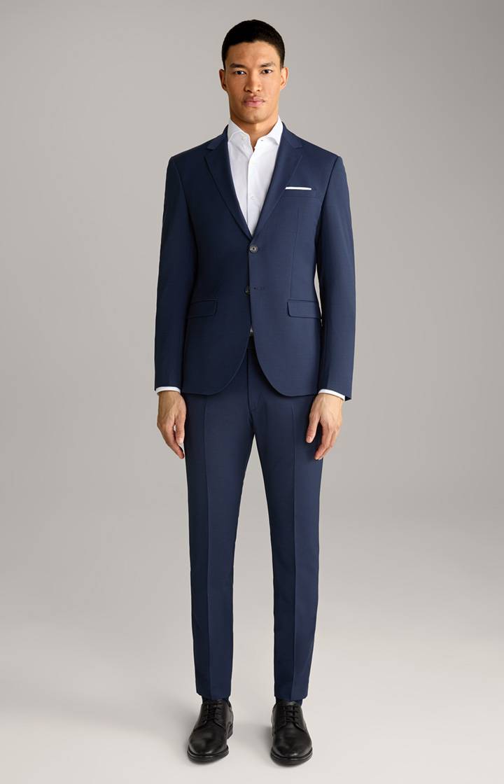 Joop Anzug Damon-Gun in Blau/Schwarz gemustert