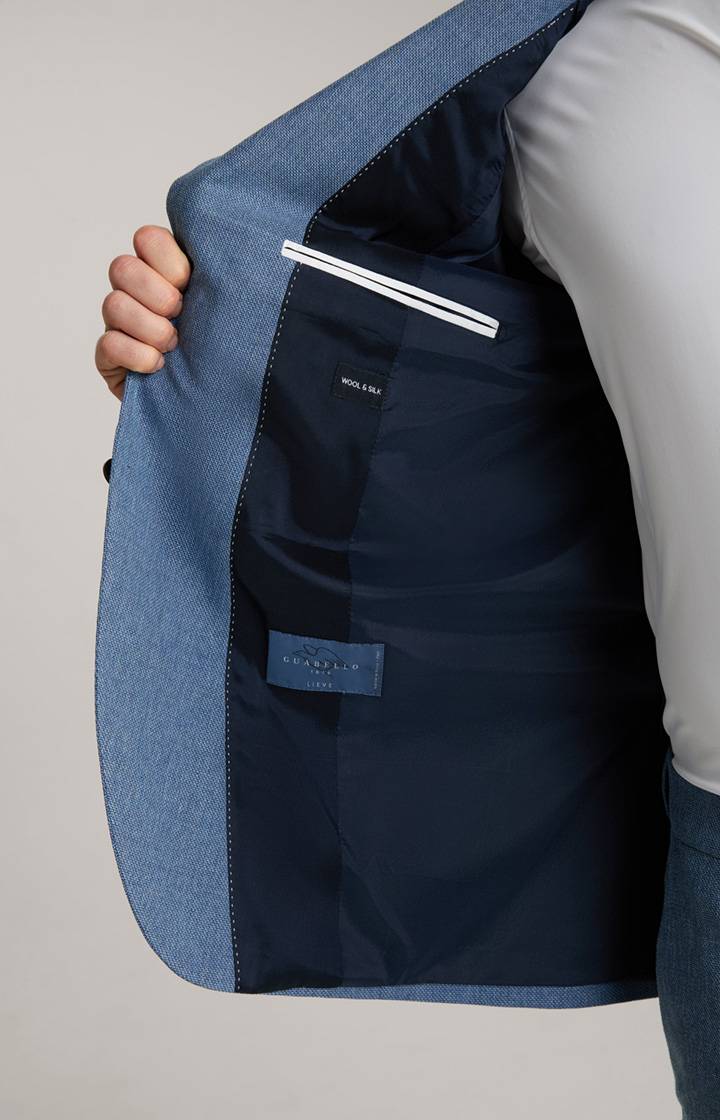 Joop Anzug Damon-Gun In Hellblau Strukturiert