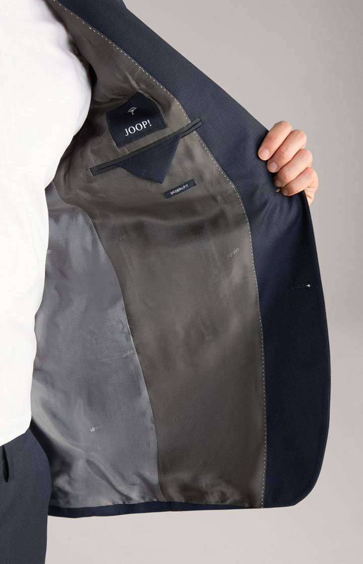 Joop Anzug Finch-Brad In Navy Strukturiert