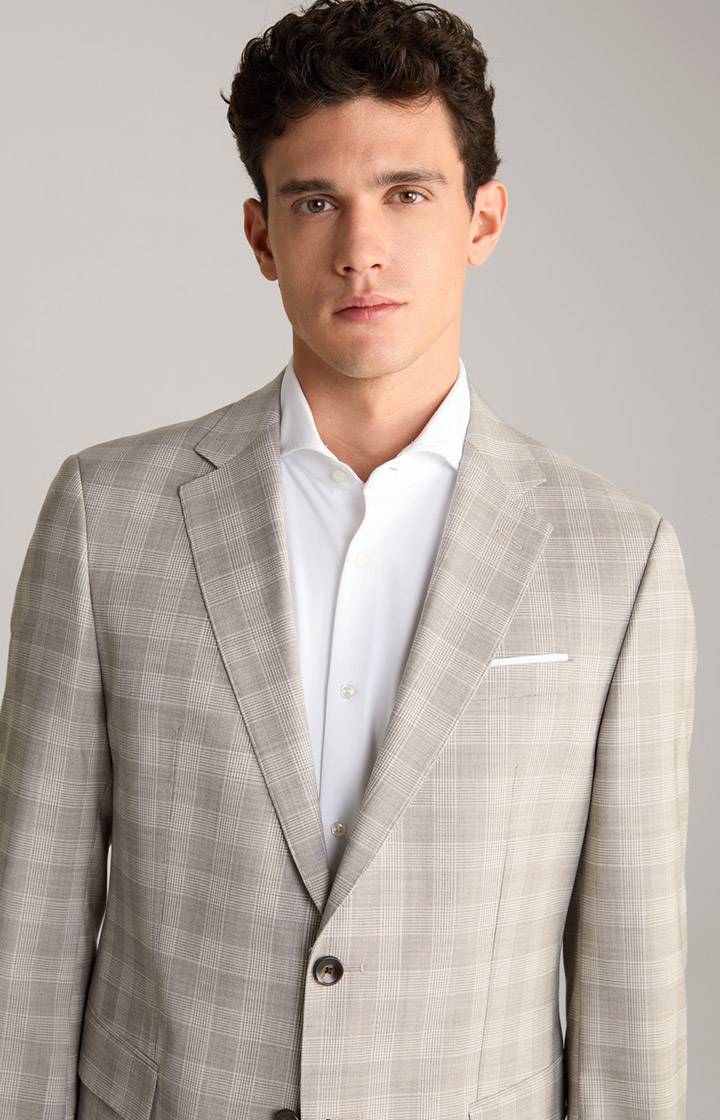 Joop Anzug Herby-Blayr In Beige Kariert