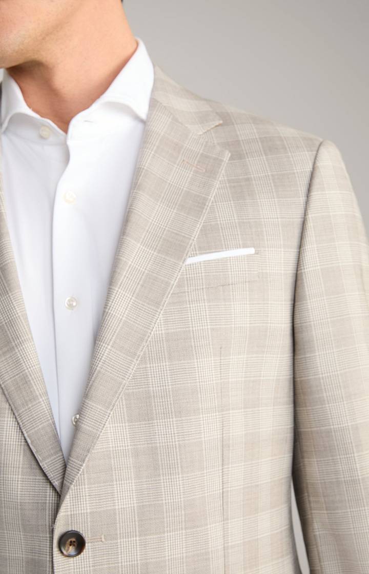 Joop Anzug Herby-Blayr In Beige Kariert