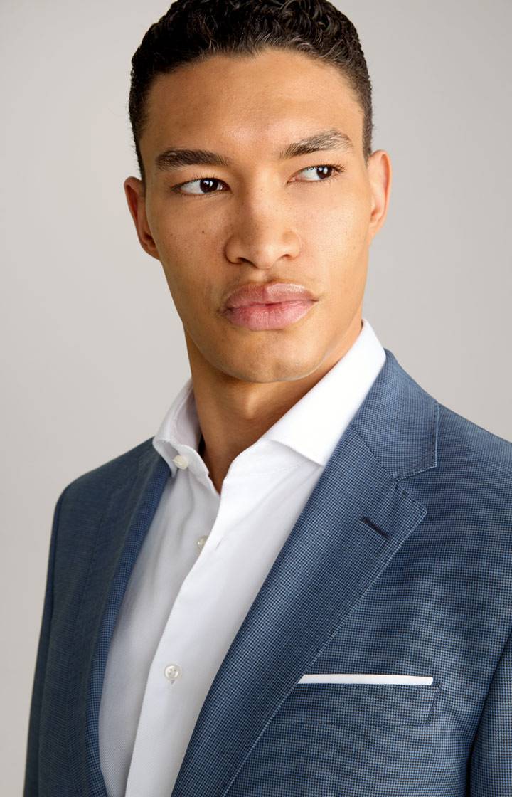 Joop Anzug Herby-Blayr In Blau Kariert