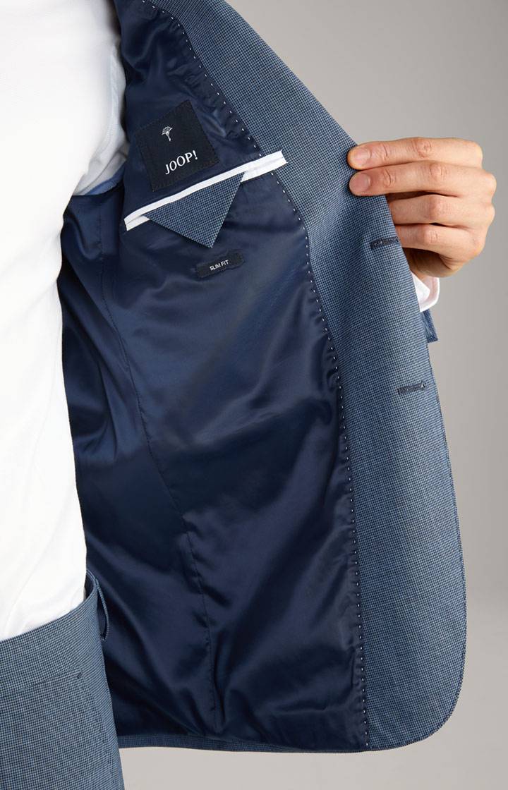 Joop Anzug Herby-Blayr In Blau Kariert