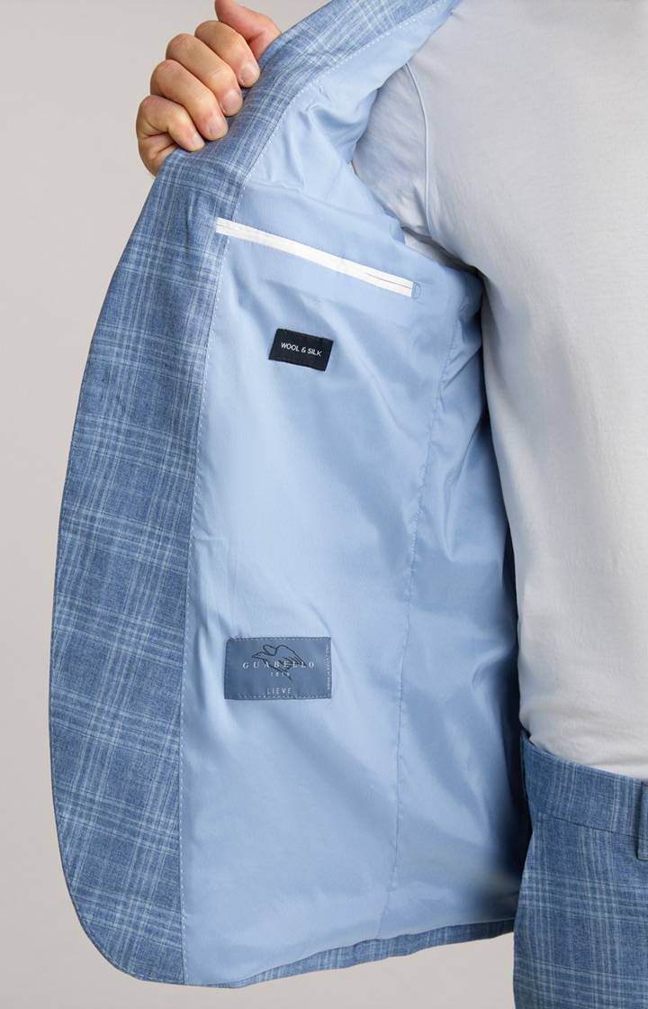 Joop Anzug Herby-Blayr In Blau Kariert