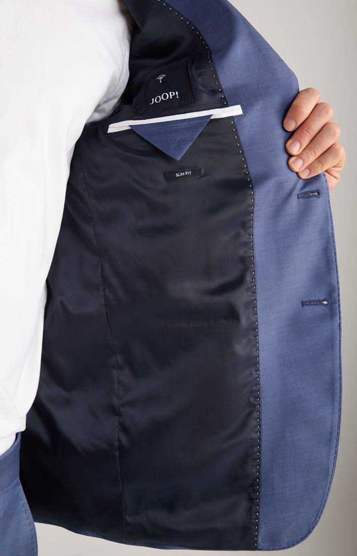 Joop Anzug Herby-Blayr In Blau Strukturiert