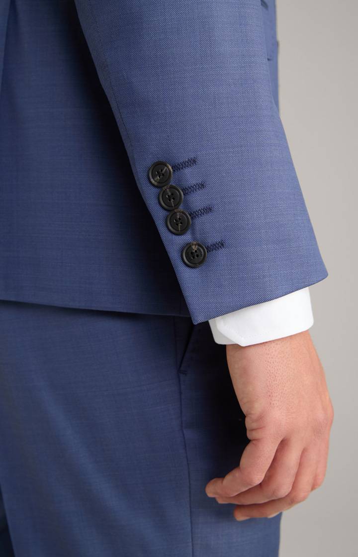 Joop Anzug Herby-Blayr In Blau Strukturiert