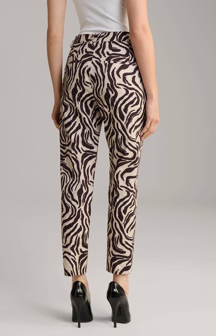 Joop Anzug-Hose In Dunkelbraun/Beige
