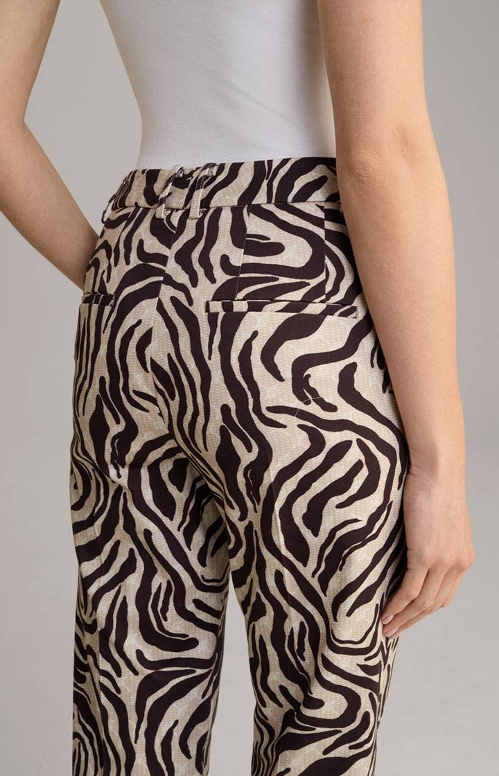 Joop Anzug-Hose In Dunkelbraun/Beige