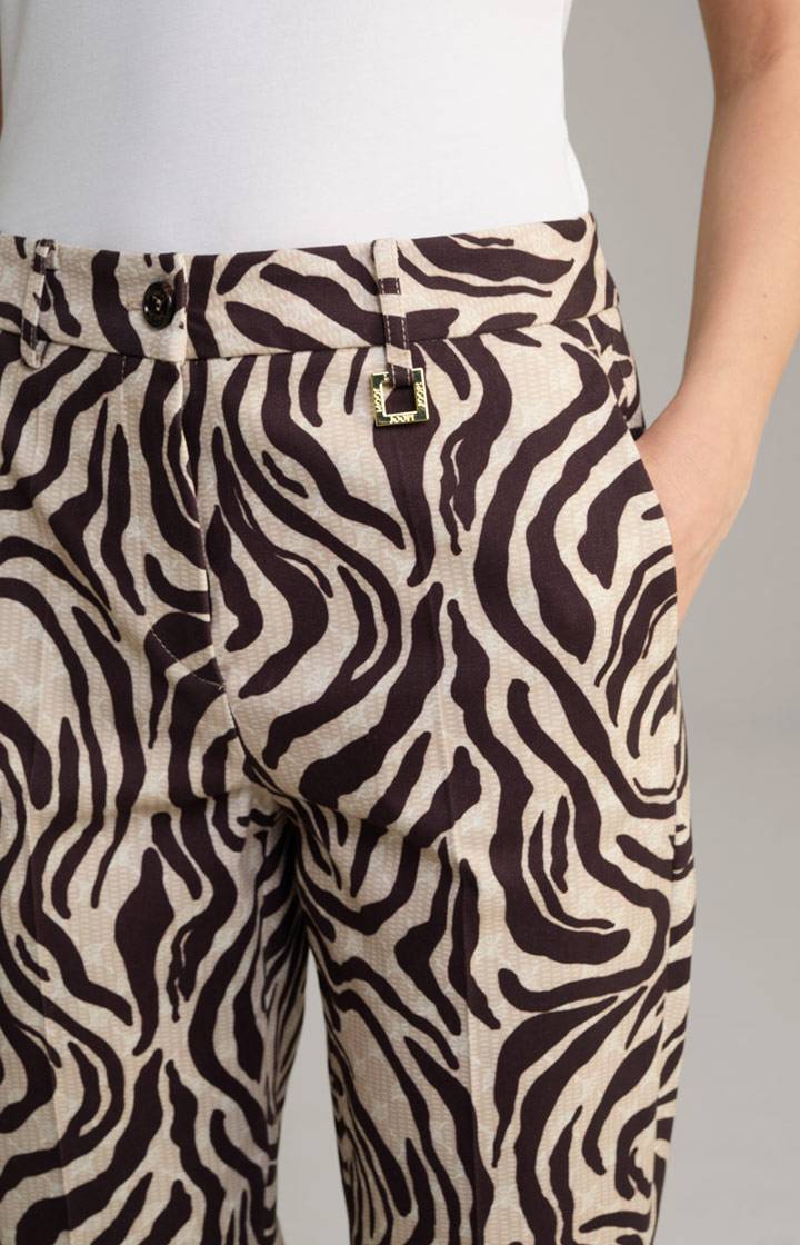 Joop Anzug-Hose In Dunkelbraun/Beige