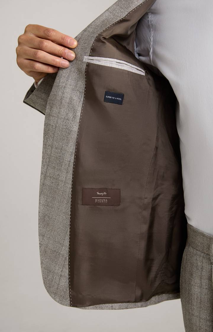 Joop Anzug Howlin-Bennet In Hellbeige Gemustert