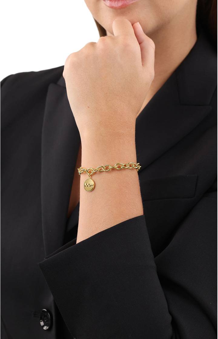 Joop Armband Mit Logo-Anhänger In Gold