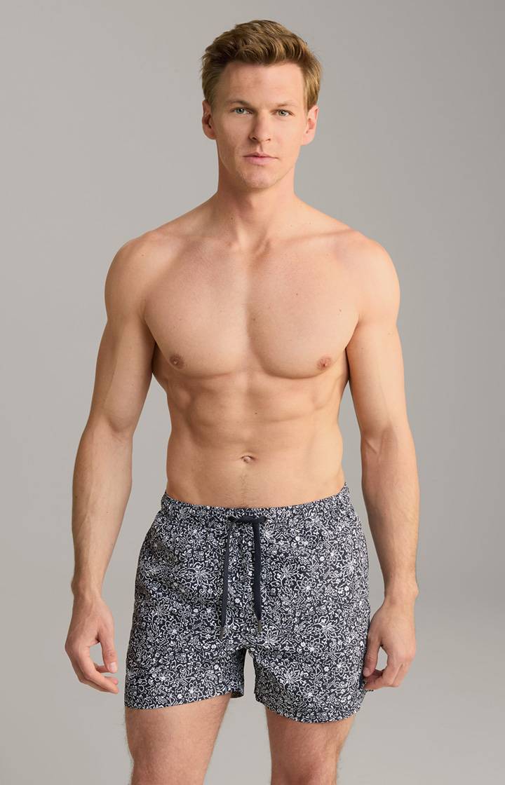 Joop Badeshorts Palolem Beach in Navy gemustert