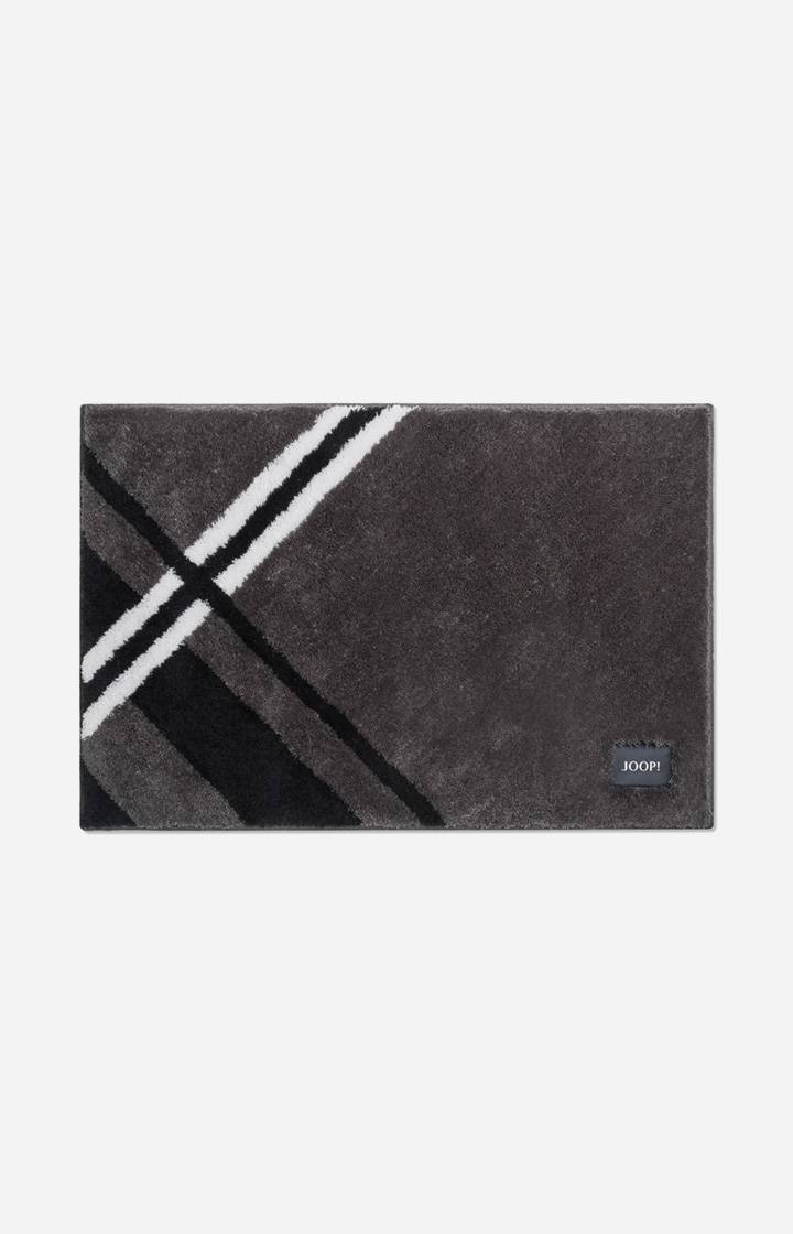 Joop Badteppich JOOP! CHECKS in Kiesel, 60 x 90 cm