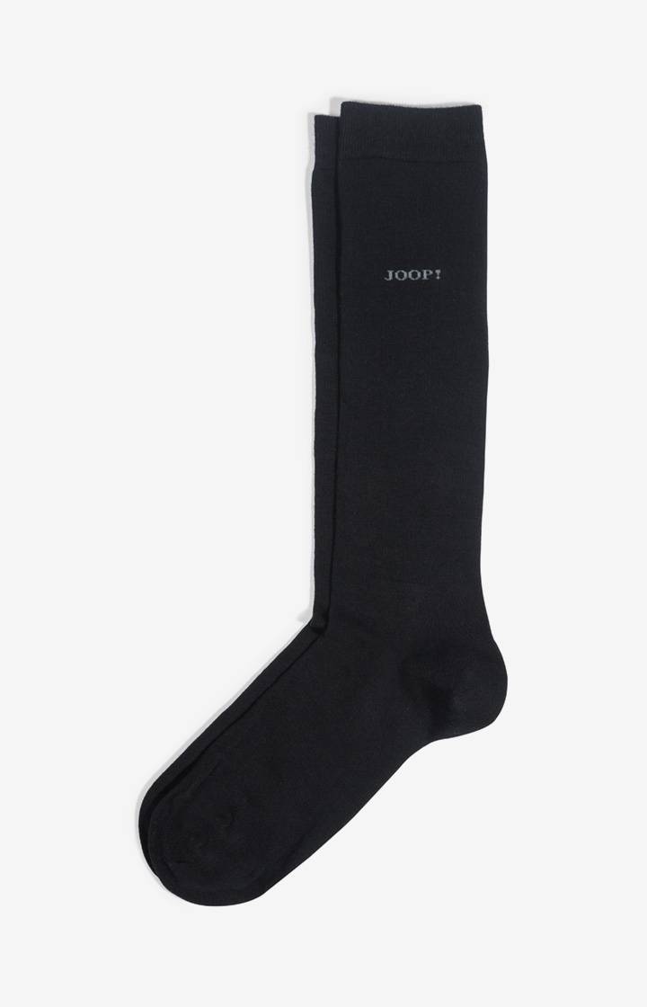 Joop Basic Soft Cotton Kniestrümpfe in Schwarz