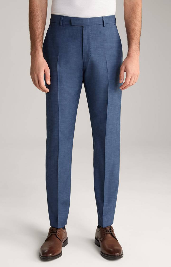 Joop Baukasten-Anzughose Brad in Blau strukturiert