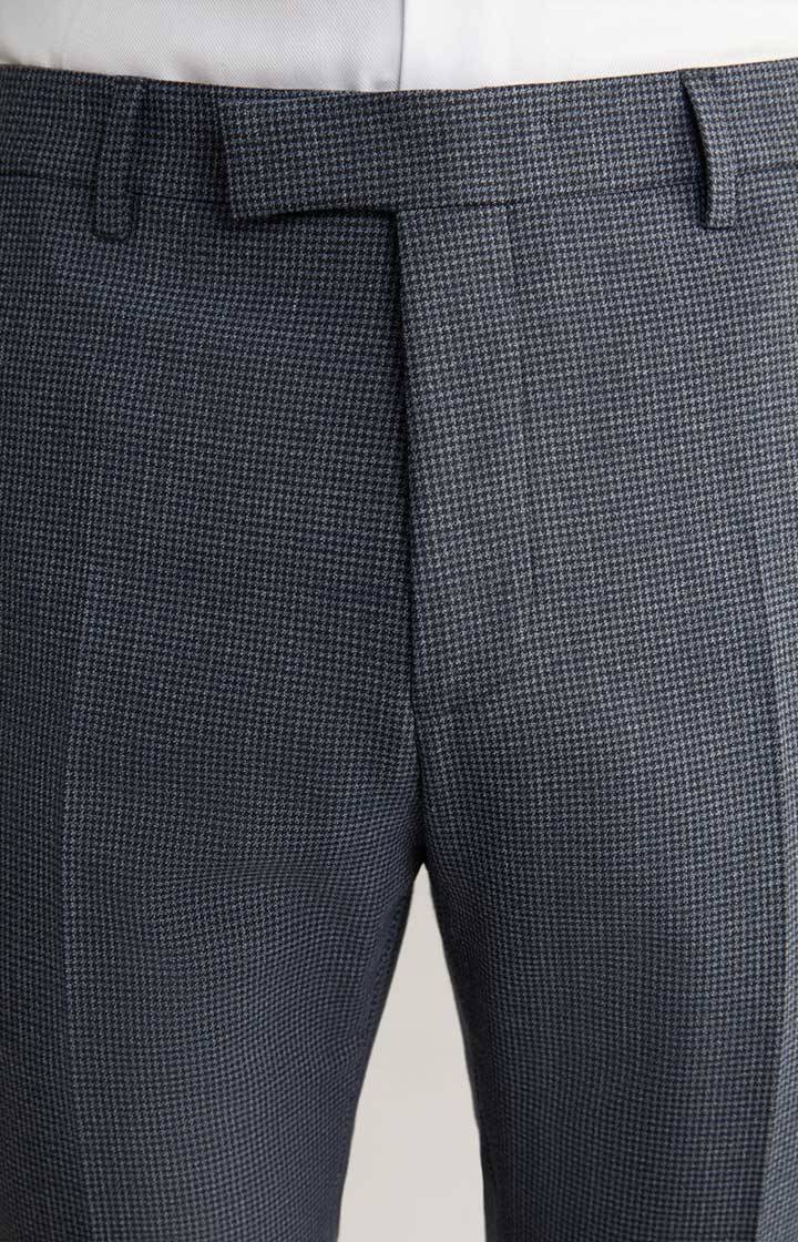 Joop Baukasten-Anzughose Gun In Navy Kariert