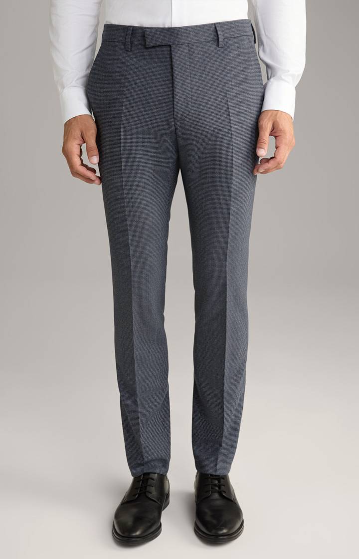 Joop Baukasten-Anzughose Gun in Navy kariert