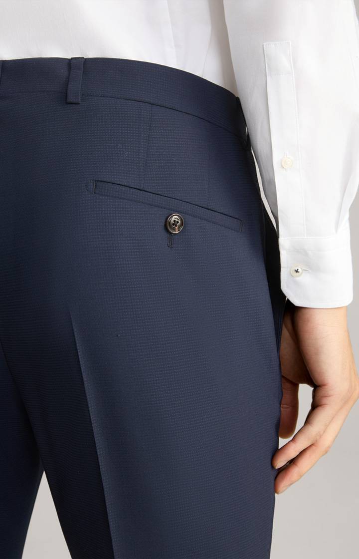 Joop Baukasten-Anzughose Gun In Navy Strukturiert
