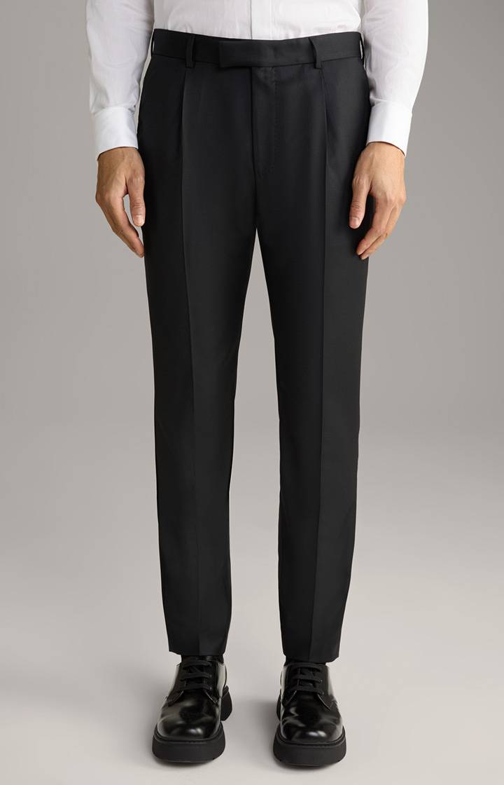 Joop Baukasten-Bundfaltenhose Bennet in Schwarz
