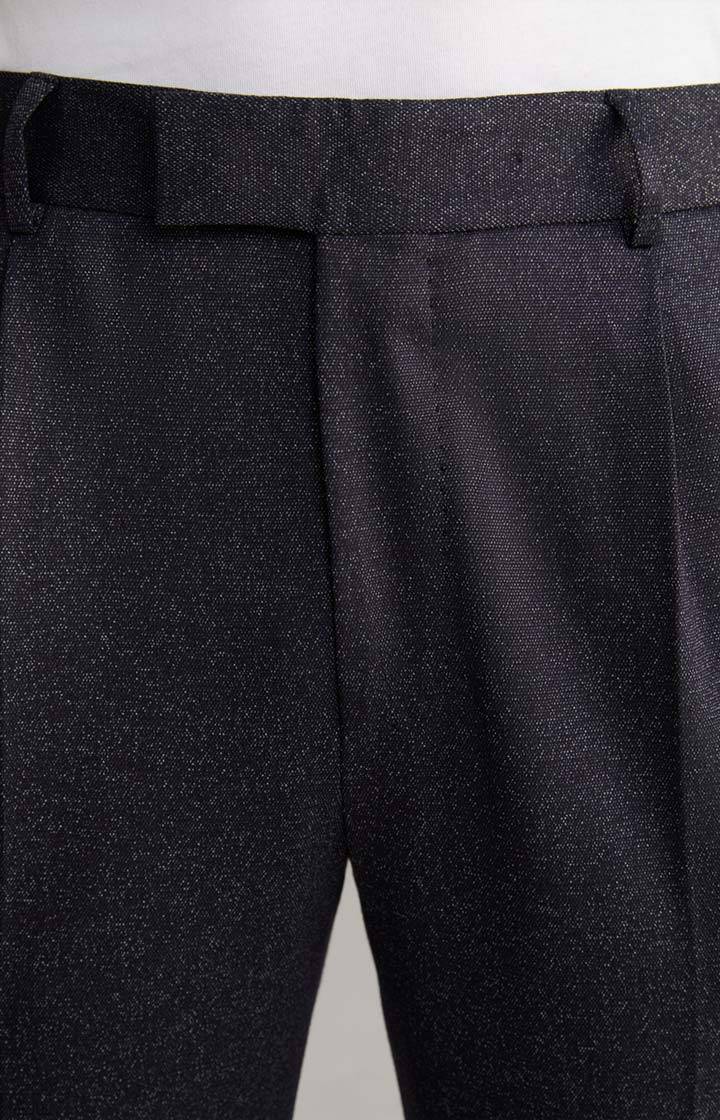 Joop Baukasten-Bundfaltenhose Bennet Navy Meliert