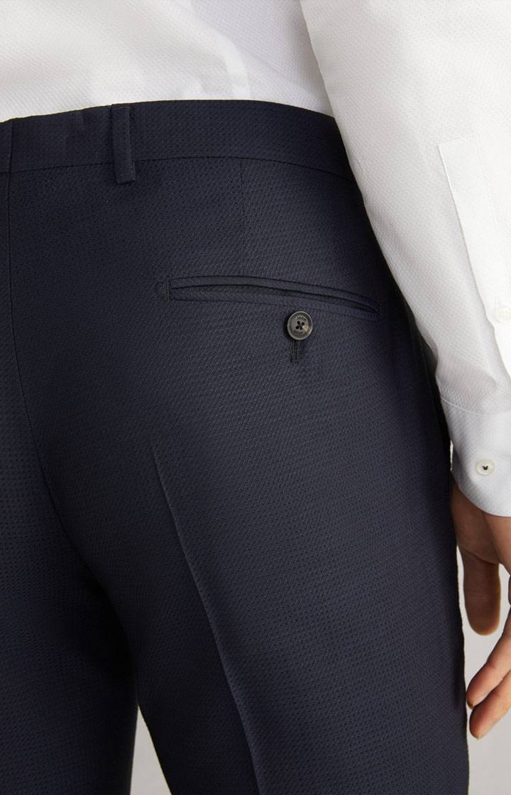 Joop Baukasten-Hose Blayr In Navy Strukturiert