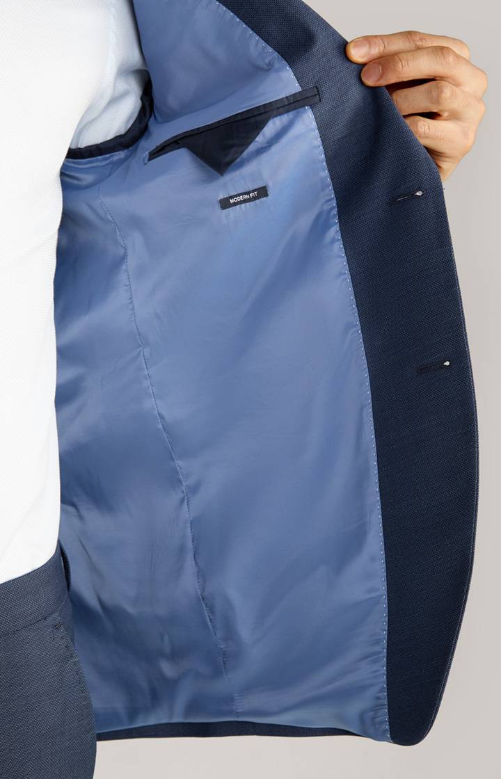 Joop Baukasten-Sakko Finch In Dunkelblau Gemustert