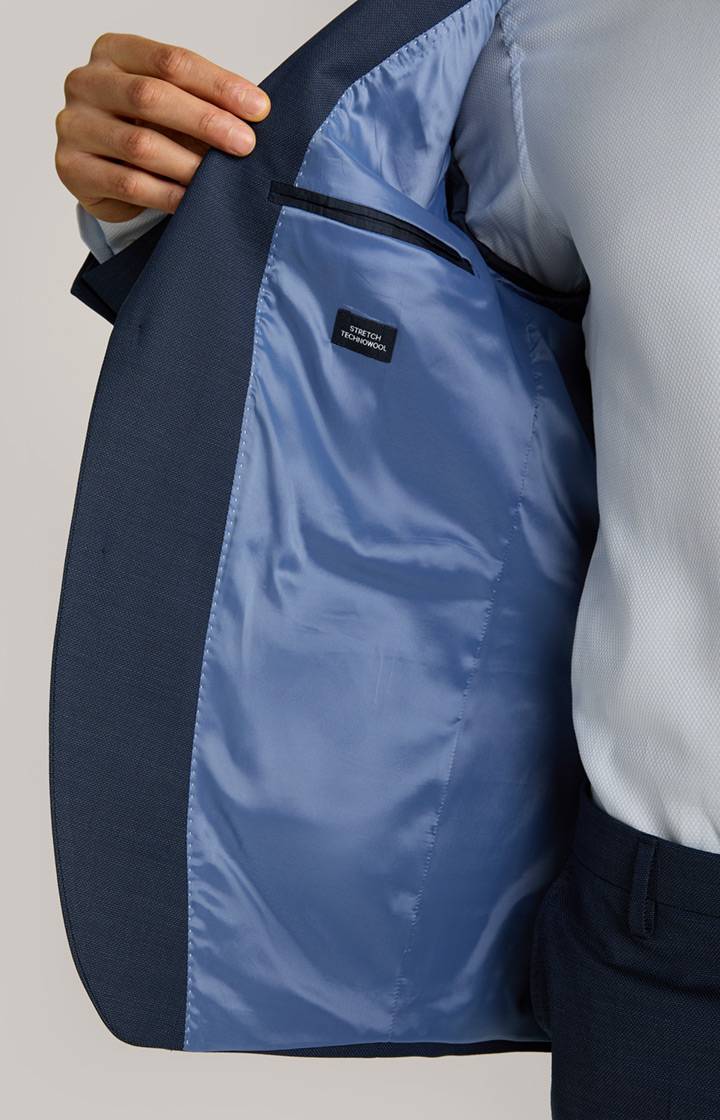 Joop Baukasten-Sakko Finch In Dunkelblau Gemustert