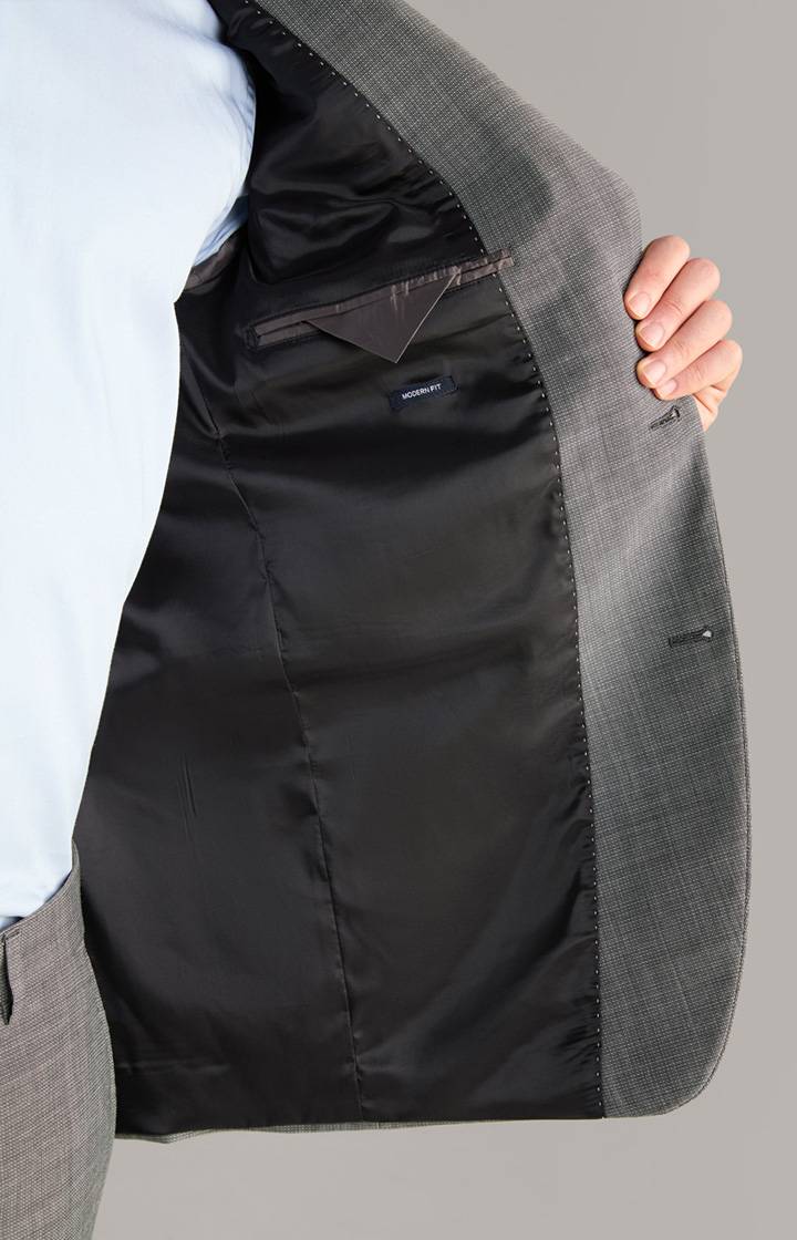 Joop Baukasten-Sakko Finch In Grau Strukturiert