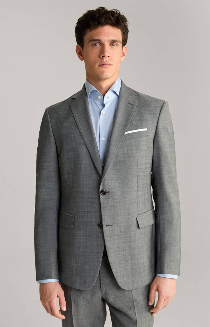 Joop Baukasten-Sakko Finch in Grau strukturiert