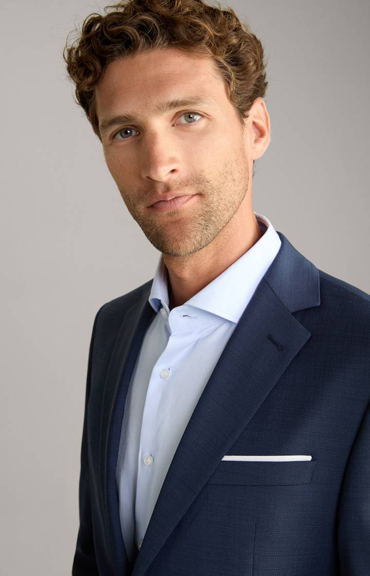 Joop Baukasten-Sakko Finch In Navy Strukturiert