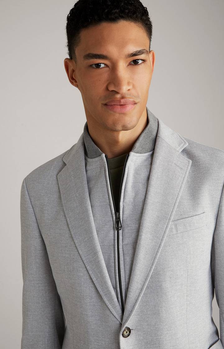 Joop Baukasten-Sakko Harco In Hellgrau Meliert