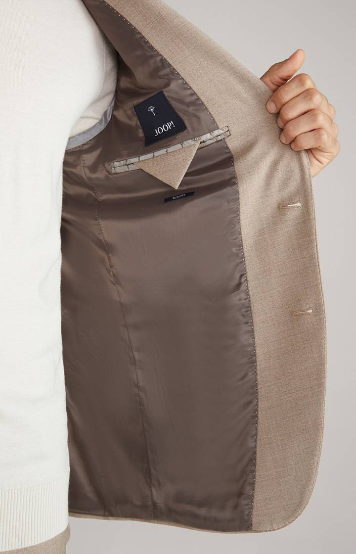 Joop Baukasten-Sakko Herby In Beige Meliert